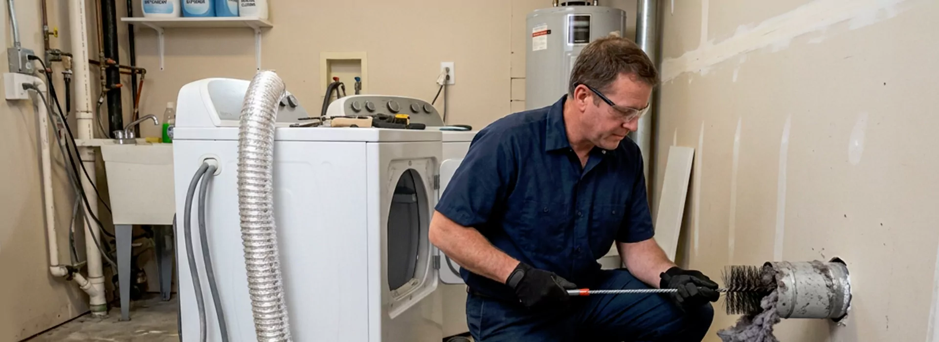 Clogged Dryer Vent Repair in Vineland, New Jersey