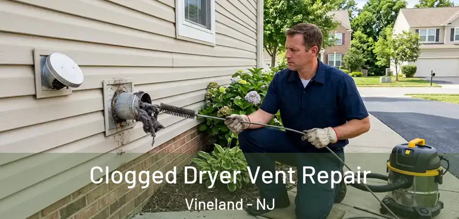 Clogged Dryer Vent Repair Vineland - NJ