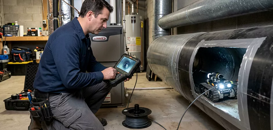 Robotic Duct Inspection in Vineland, NJ