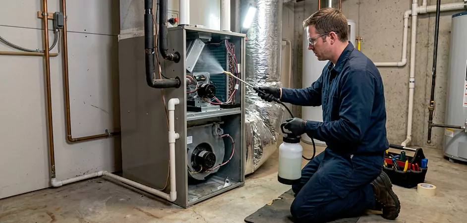 Air Handler Antimicrobial Treatment in Vineland