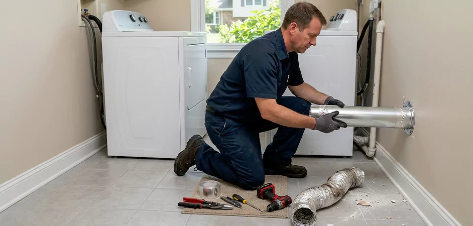Dryer Vent Replacement in Vineland