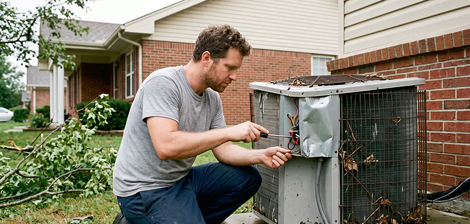 Storm Damage HVAC Restoration in Vineland