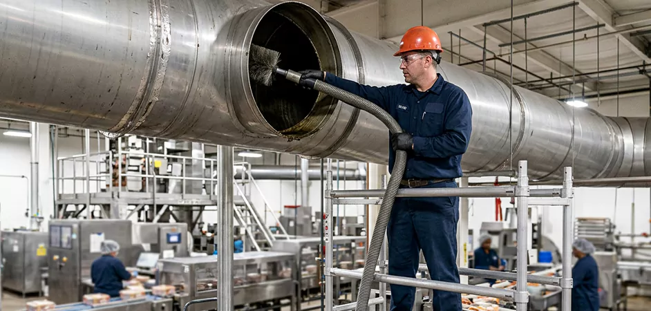 Food Processing Facility Duct Cleaning in Vineland