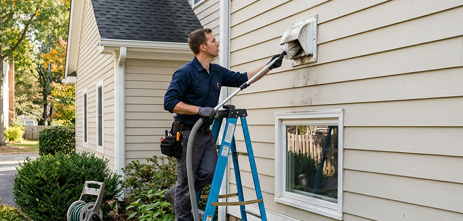 Exterior Vent Cap Cleaning in Vineland